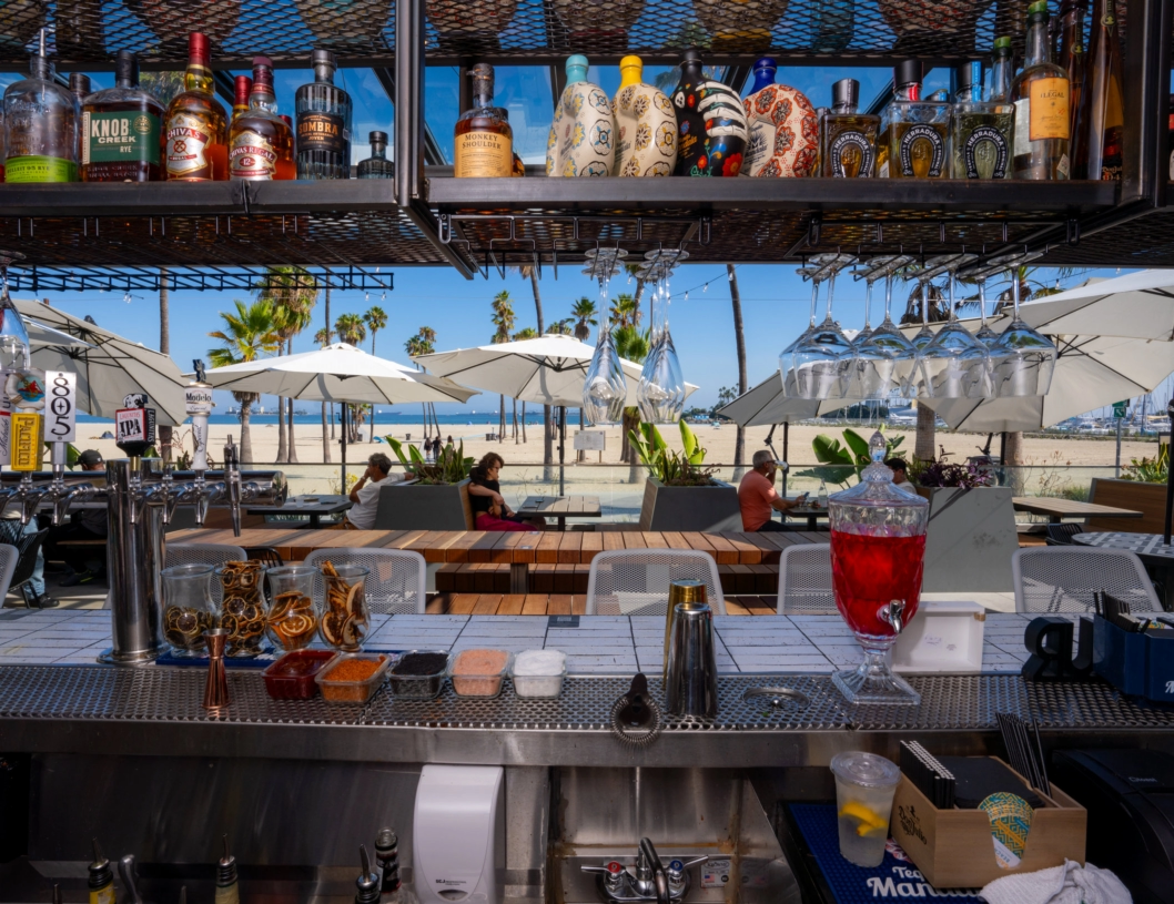 Gaucho Beach bar with ocean view