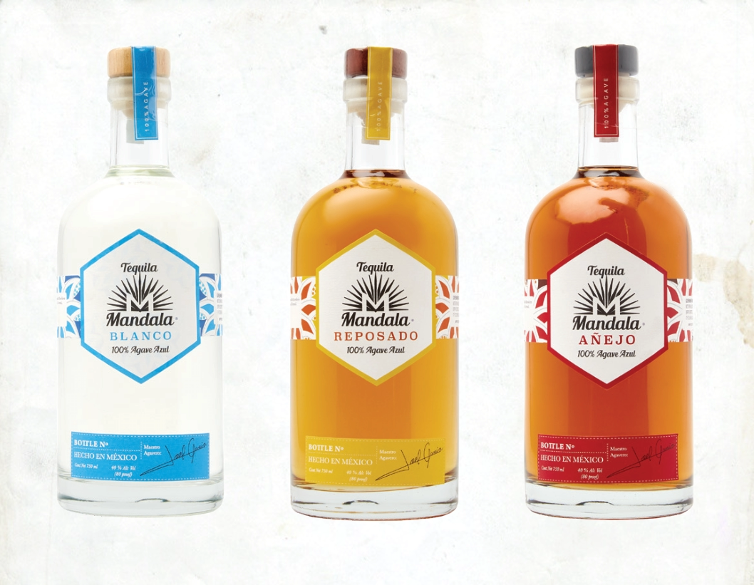 Tequila Mandala bottles